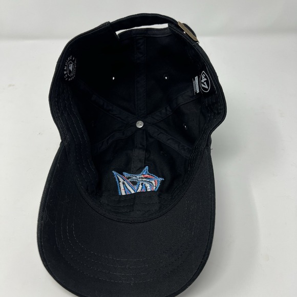 47 Brand MIAMI MARLINS Black Cap Womans Adjustable MLB - Picture 7 of 9